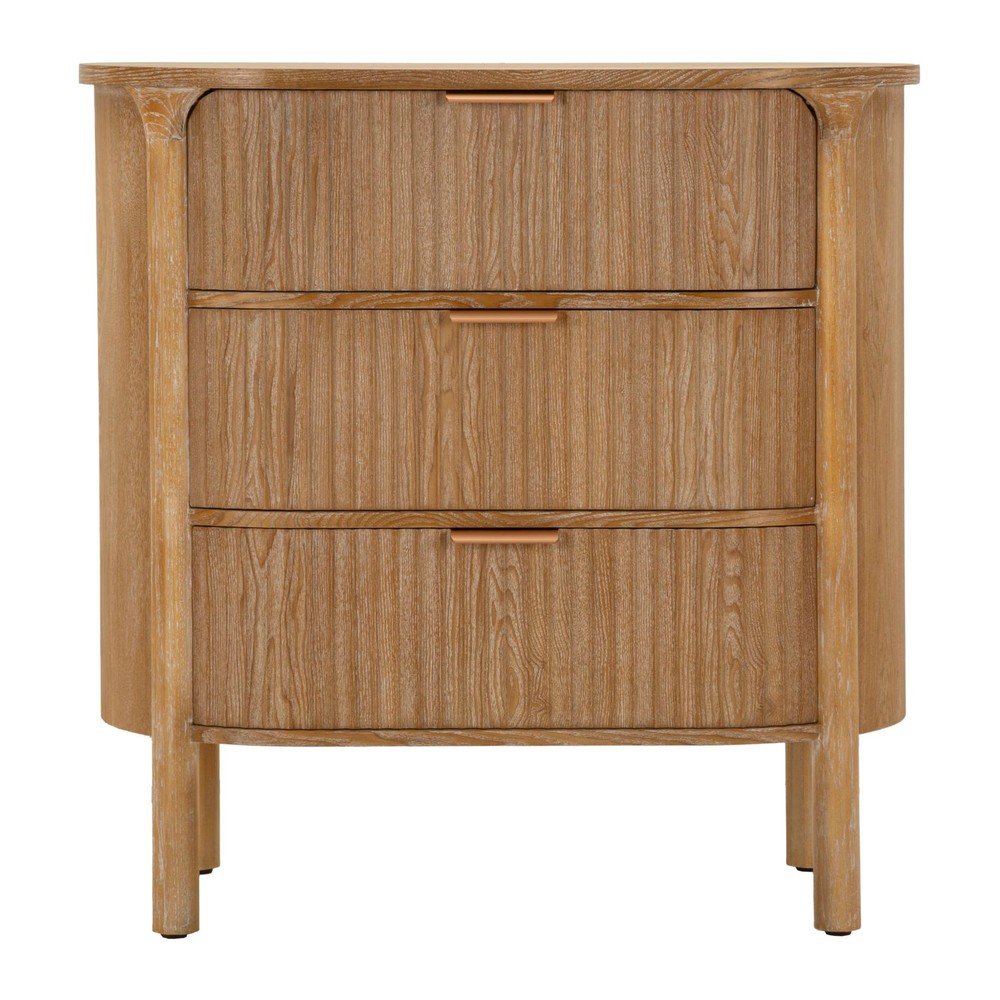 Cassettiera di colore naturale in abete massiccio 80,5x82x47 cm Gothenburg – Mauro Ferretti | Cassettiere