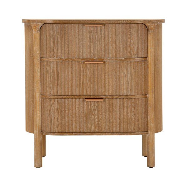 Cassettiera di colore naturale in abete massiccio 80,5x82x47 cm Gothenburg – Mauro Ferretti