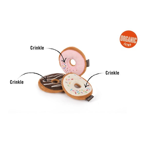 Giocattoli per gatti in set da 3 Donuts - P.L.A.Y.-image-4