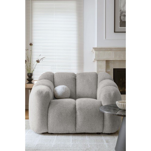 Poltrona grigio chiaro Shell – Miuform-image-1