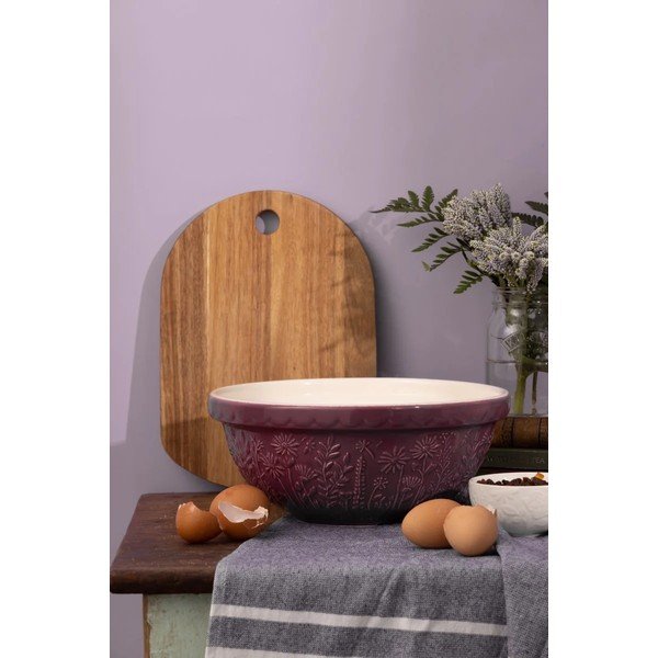 Ciotola viola scuro in ceramica ø 26 cm In The Meadow – Mason Cash-image-1