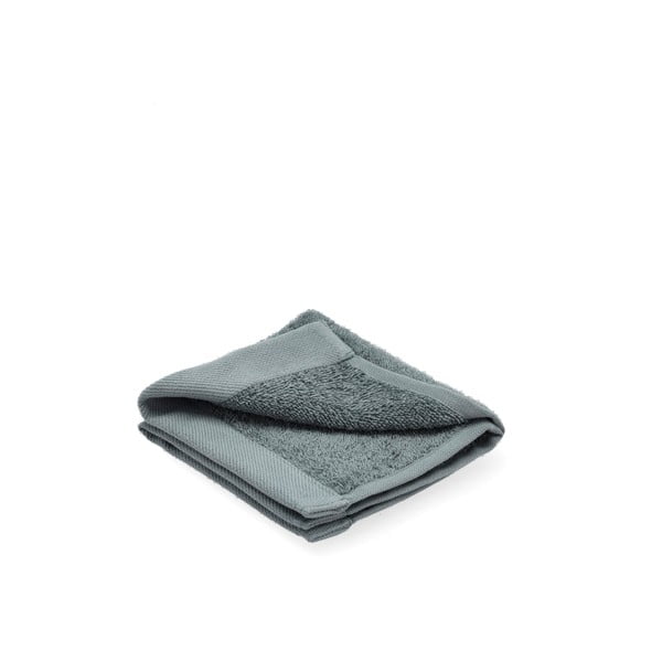 Asciugamano per il viso in cotone biologico blu-verde , 30 x 30 cm Comfort - Södahl