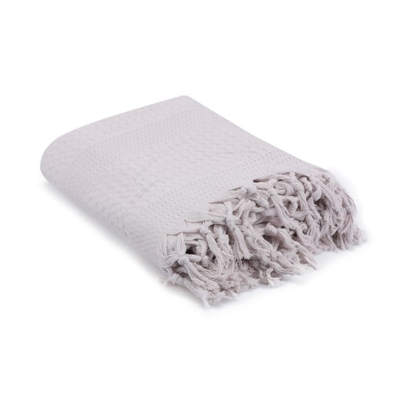 Copriletto beige in cotone 220x240 cm Pique – Mijolnir