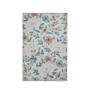 Passatoia blu lavabile 61x170 cm Pipa Floral – Catherine Lansfield