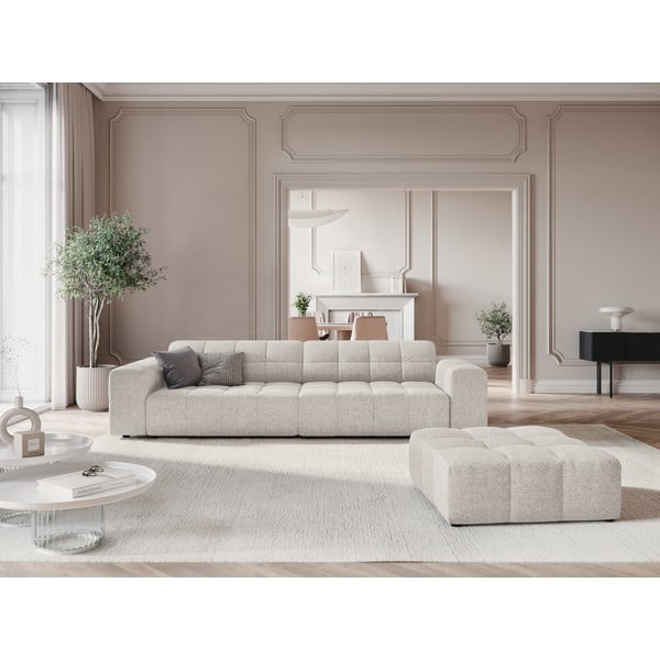 Divano grigio chiaro 244 cm Chicago - Cosmopolitan Design-image-1