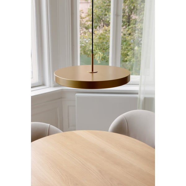 Lampada a sospensione a LED in oro con paralume in metallo ø 43 cm Asteria Medium - UMAGE-image-1