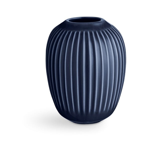 Vaso in ceramica blu scuro Hammershøi - Kähler Design