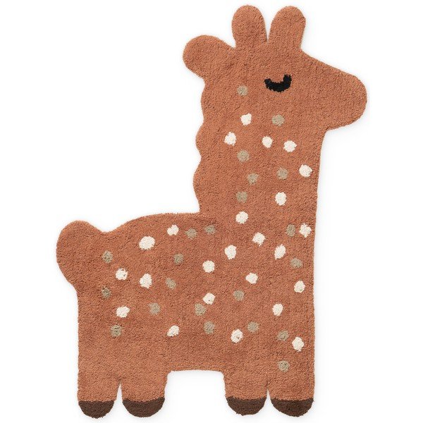 Tappeto per bambini marrone in cotone lavabile/tessuto a mano 89x120 cm Snuggle Gino – Hanse Home
