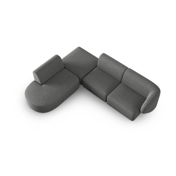 Divano angolare grigio, angolo sinistro Shane - Micadoni Home-image-2