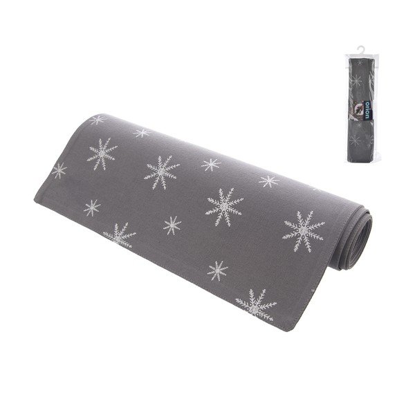 Runner da tavola in cotone con motivo natalizio 32x130 cm - Orion-image-4