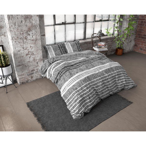 Biancheria da letto in flanella per letto matrimoniale Caden, 200 x 220 cm - Dreamhouse-image-2