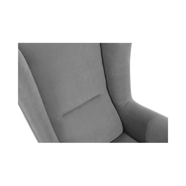 Poltrona antracite Bruno Velor - Max Winzer-image-2