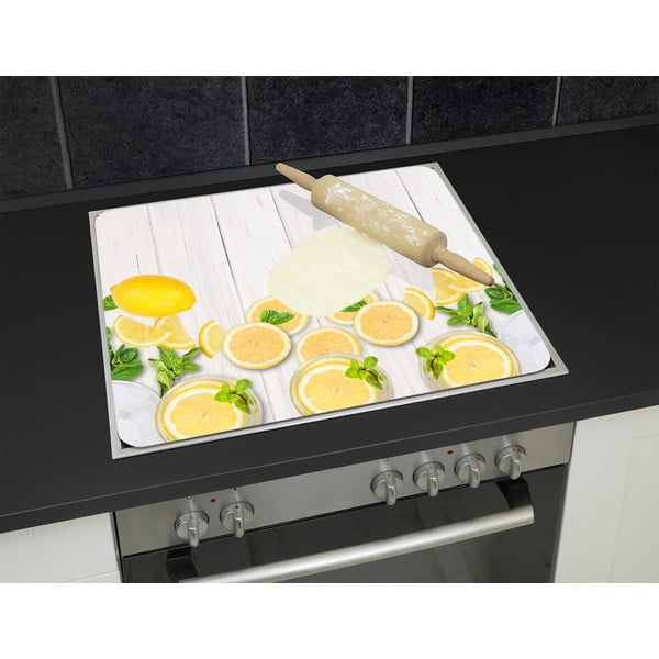 Copertura da parete per fornello in vetro temperato 50x56 cm Lemons - Wenko-image-1