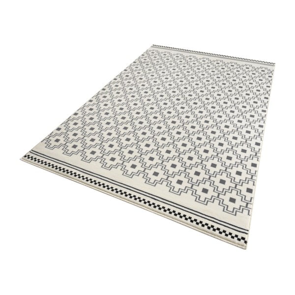 Tappeto bianco e nero , 70 x 140 cm Cubic - Zala Living-image-1