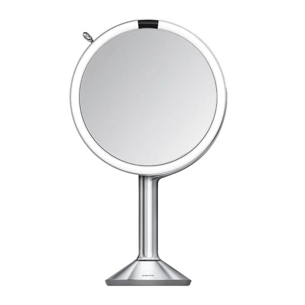 Specchio per make-up con illuminazione/con ingrandimento (5x) ø 20 cm Sensor Trio – simplehuman