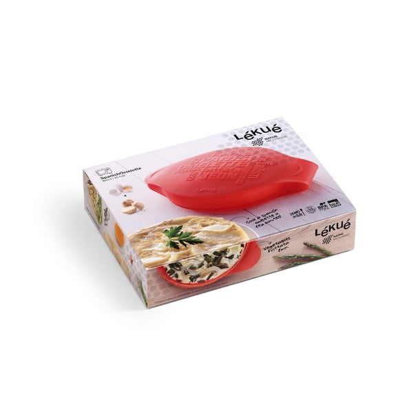 Stampo per omelette in silicone rosso Spagnolo - Lékué-image-1