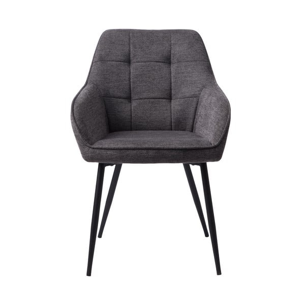 Sedia da pranzo grigio scuro Nolan - Unique Furniture-image-2