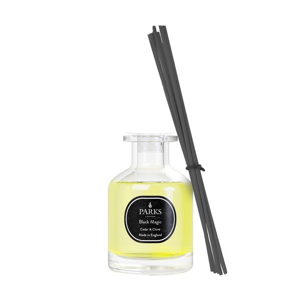 Diffusore di profumo con fragranza di cedro e chiodi di garofano, intensità del profumo 4 settimane Black Magic - Parks Candles London