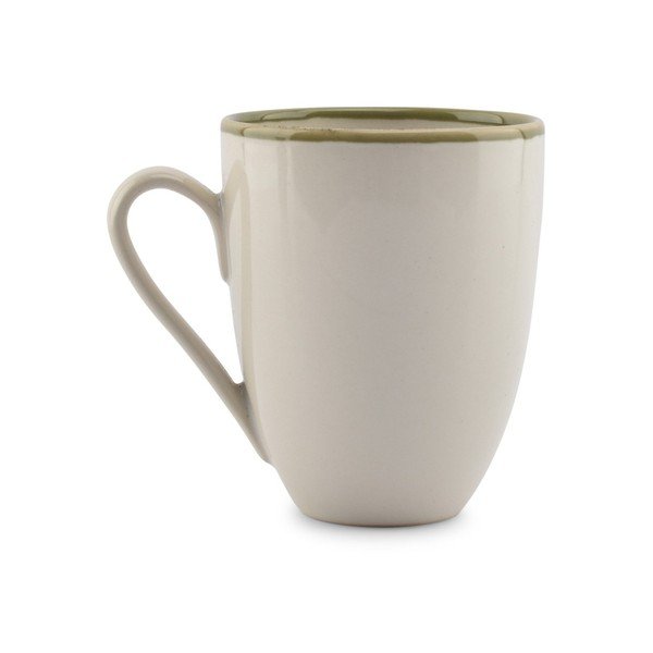 Tazza verde/color crema in gres 350 ml Gravel – ONA