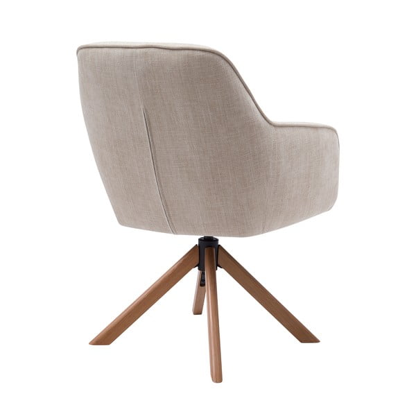 Set di sedie da pranzo color crema in imbottito 2 pz Avola – Unique Furniture-image-3