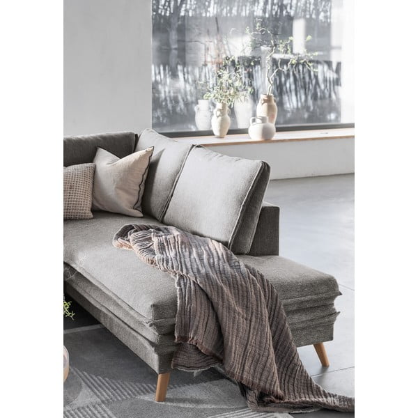 Divano letto angolare grigio (angolo destro) Charming Charlie - Miuform-image-4