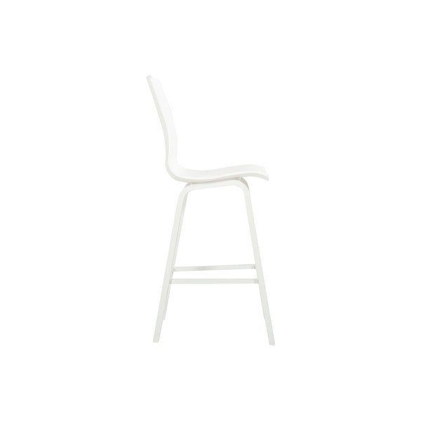 Set di 2 sgabelli da giardino in plastica bianca Sophie Wave - Hartman-image-3
