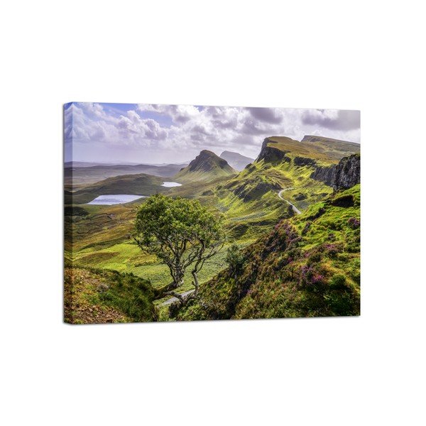 Quadro su tela Scotland Nature, 85 x 113 cm - Styler