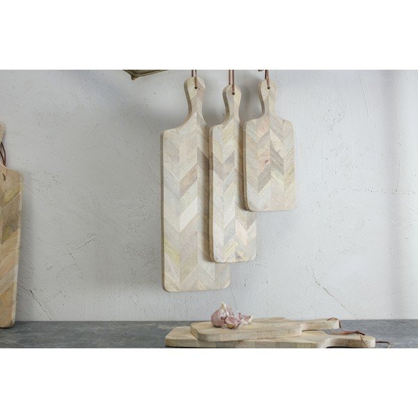 Tagliere in legno di mango, lunghezza 38 cm Nalbari - Nkuku-image-1