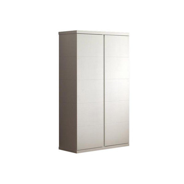 Armadio bianco Bianco, altezza 204 cm Lara - Vipack