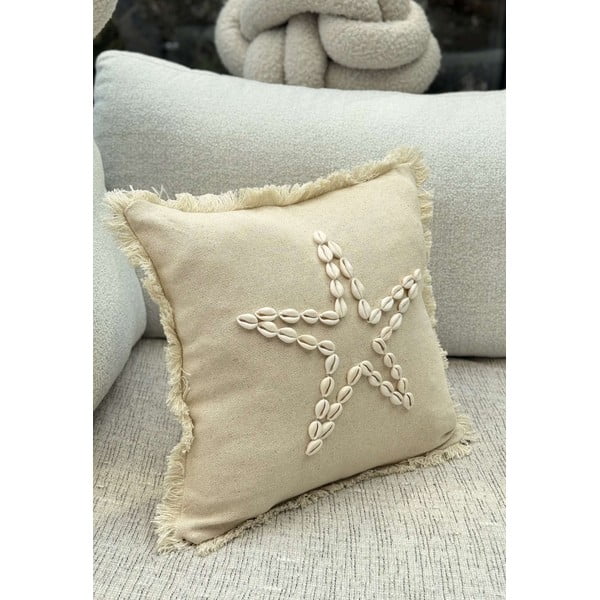 Federa decorativa in cotone 43x43 cm Seashells – Mioli Decor-image-3