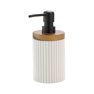 Dispenser di sapone in poliresina bianca 350 ml Niagara - douceur d'intérieur