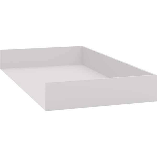 Cassetto aggiuntivo bianco sotto il letto singolo Evolve - Vox