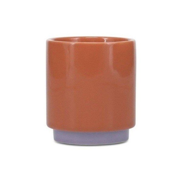 Tazzina arancione/viola in gres 130 ml Duo – ONA