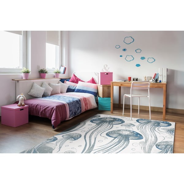 Tappeto blu da bambini 133x190 cm Under the Sea - FD-image-1