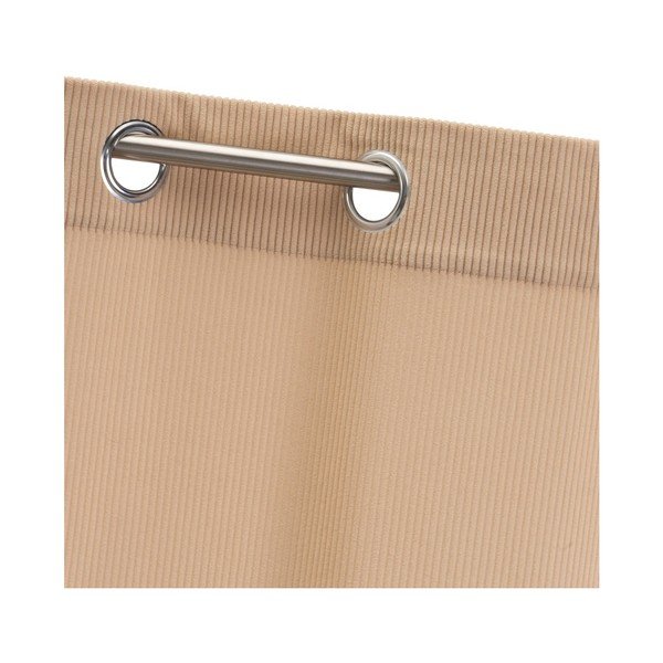 Tenda marrone chiaro in velluto a coste 140x260 cm Merely – Casa Selección-image-3