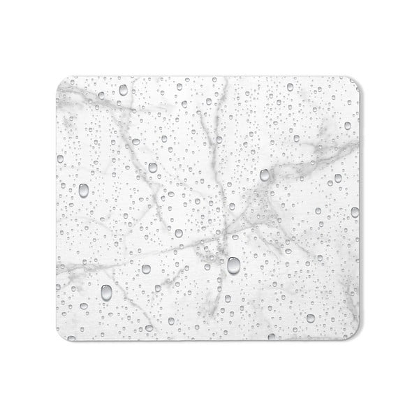 Tappetino da bagno bianco e grigio in terra di diatomee 35x45 cm Aqua - douceur d'intérieur