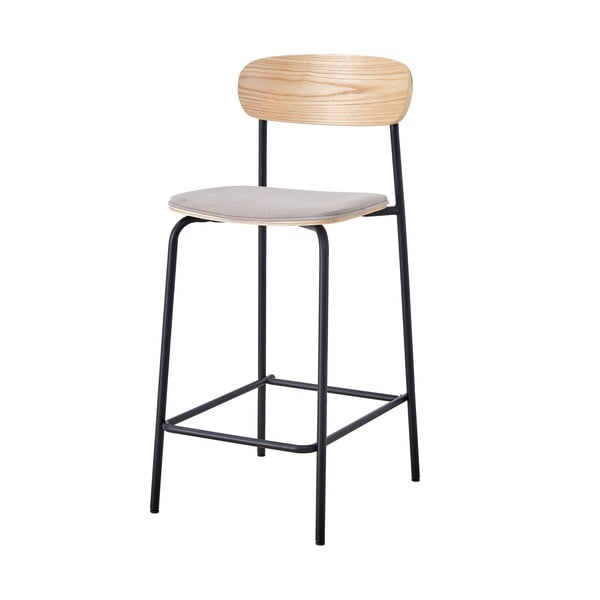 Set di sbagelli da bar neri/grigio tortora 2 pz (altezza della seduta 66 cm) Adriana – Marckeric-image-2