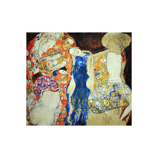 Obraz Gustav Klimt - The Bride, 60x60 cm