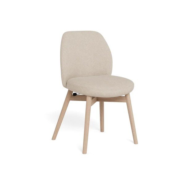 Sedie da pranzo in set beige imbottito 2 pz Joy – Actona