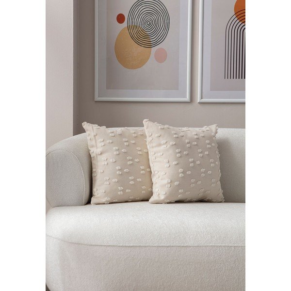 Federe decorative in set 2 pz 43x43 cm Tuffet – Mioli Decor-image-1