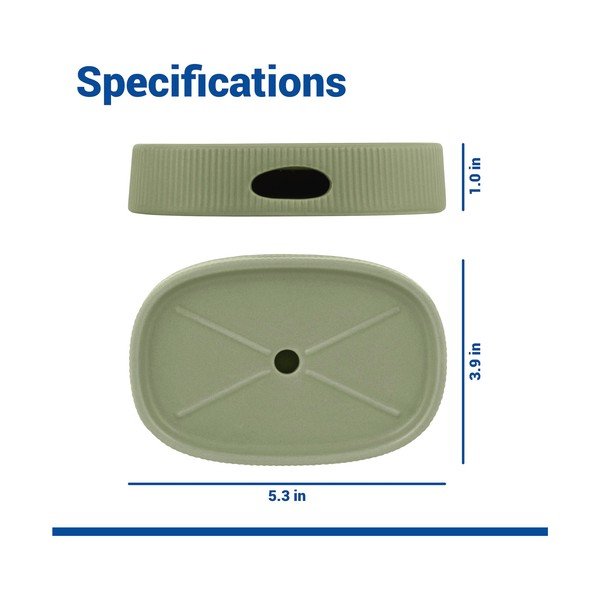 Portasaponetta verde in ceramica Fablo – Wenko-image-4