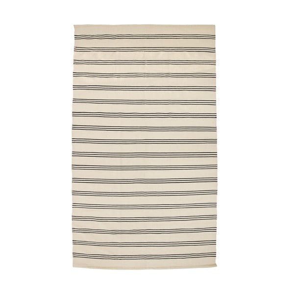 Tappeto in cotone beige Stripe, 140 x 240 cm - Bloomingville Mini