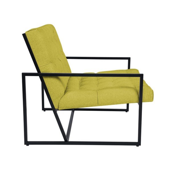 Poltrona gialla Aster - Mazzini Sofas-image-2