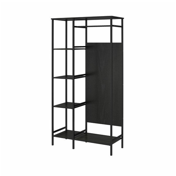 Armadio nero in rovere 95x180 cm Modine - Støraa-image-3