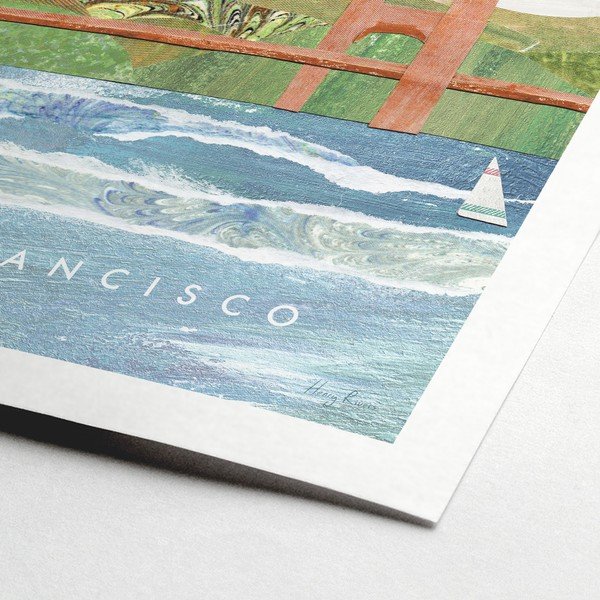 Poster II, 30 x 40 cm San Francisco - Travelposter-image-1