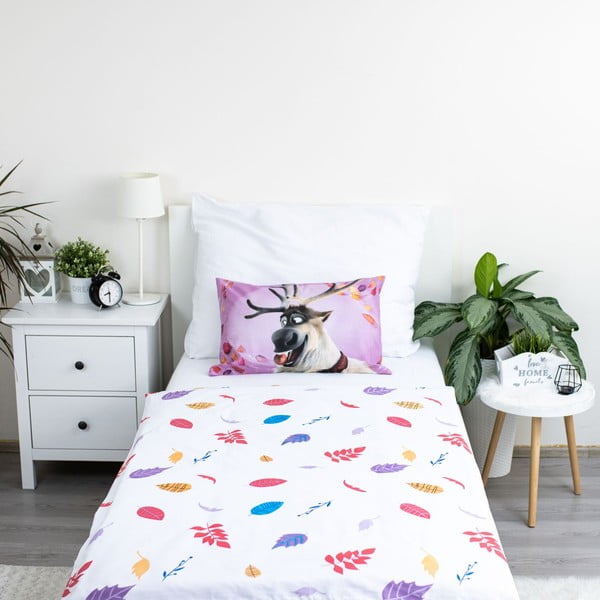 Set copripiumino e federa da bambini in cotone per culla 100x135 cm Frozen "Wind" – Jerry Fabrics-image-1