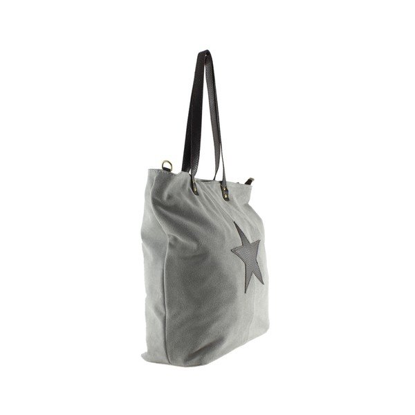 Borsa in pelle grigia Asterisco - Chicca Borse-image-2