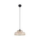 Lampadario color ambra con paralume in vetro ø 35 cm Abella – Reality