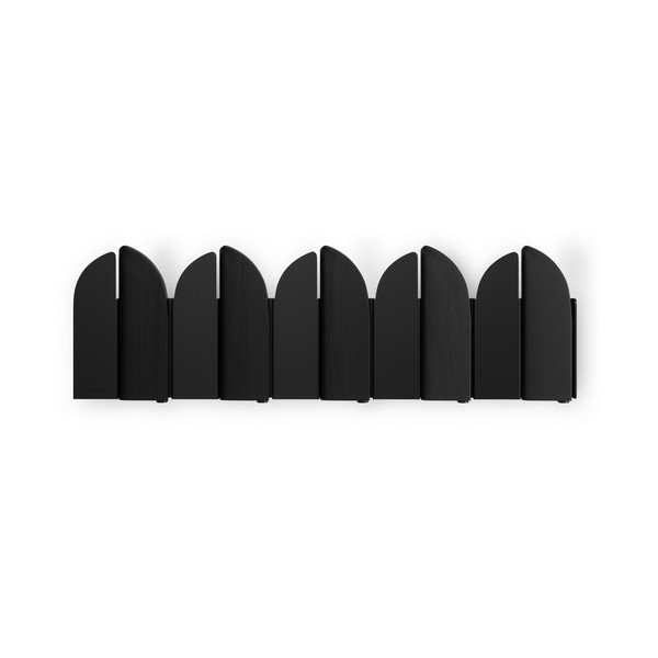 Attaccapanni da parete nero opaco in acciaio 43 cm Saloon – Umbra-image-4