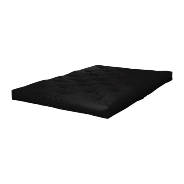Materasso futon nero morbido 90x200 cm Sandwich - Karup Design
